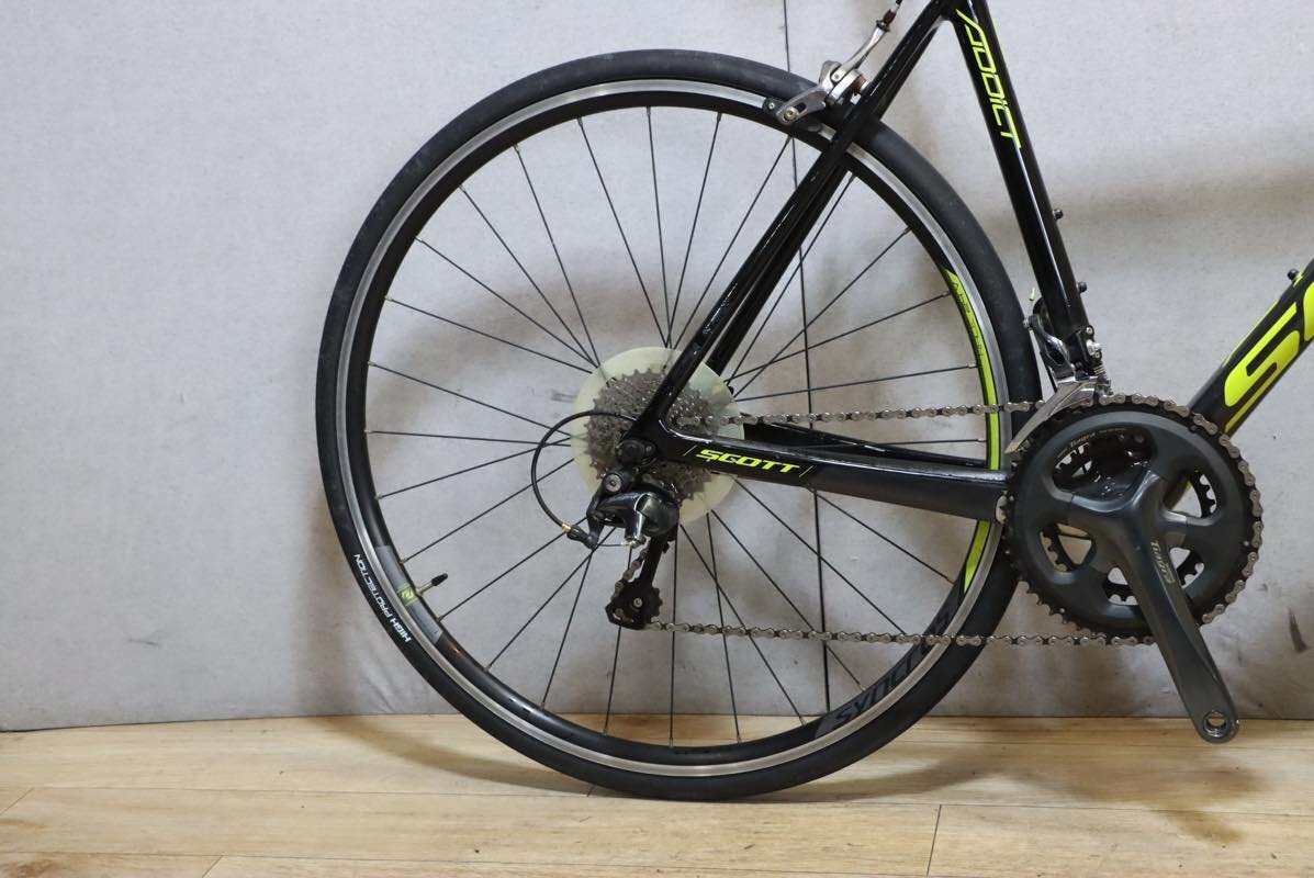 ■SCOTT スコット ADDICT30 フルカーボン SHIMANO TIAGRA 4700 2X10S サイズM 2018年モデル 美品の画像4