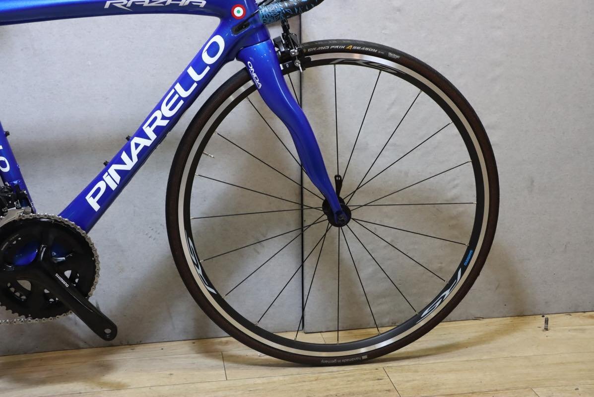 ■PINARELLO ピナレロ Razha イタリアンザフィーラ カーボン SHIMANO 105 R7000 5800 MIX 2X11S サイズ500 2019年モデル 超美品の画像3