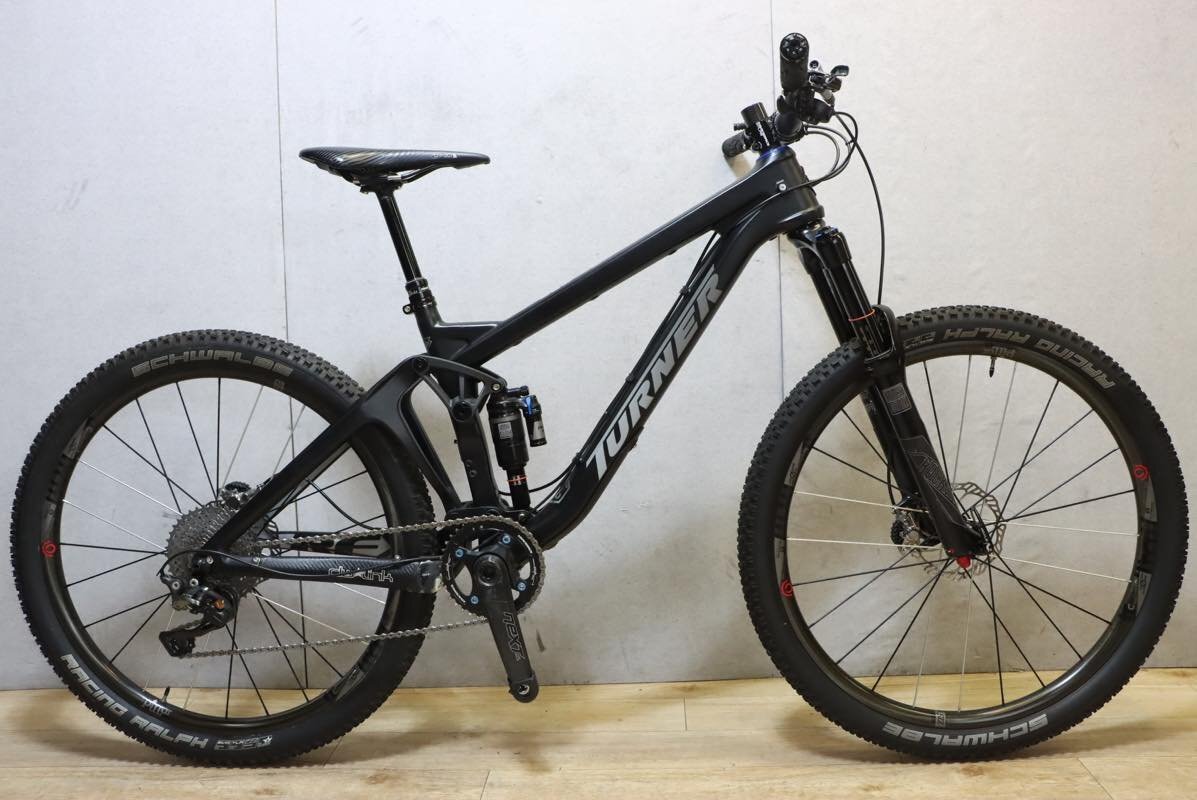 カスタム多数!!■TURNER ターナー RFX フルカーボン フルサス MTB SHIMANO XTR M9000 1X11S サイズM 2018年モデル 美品_画像1