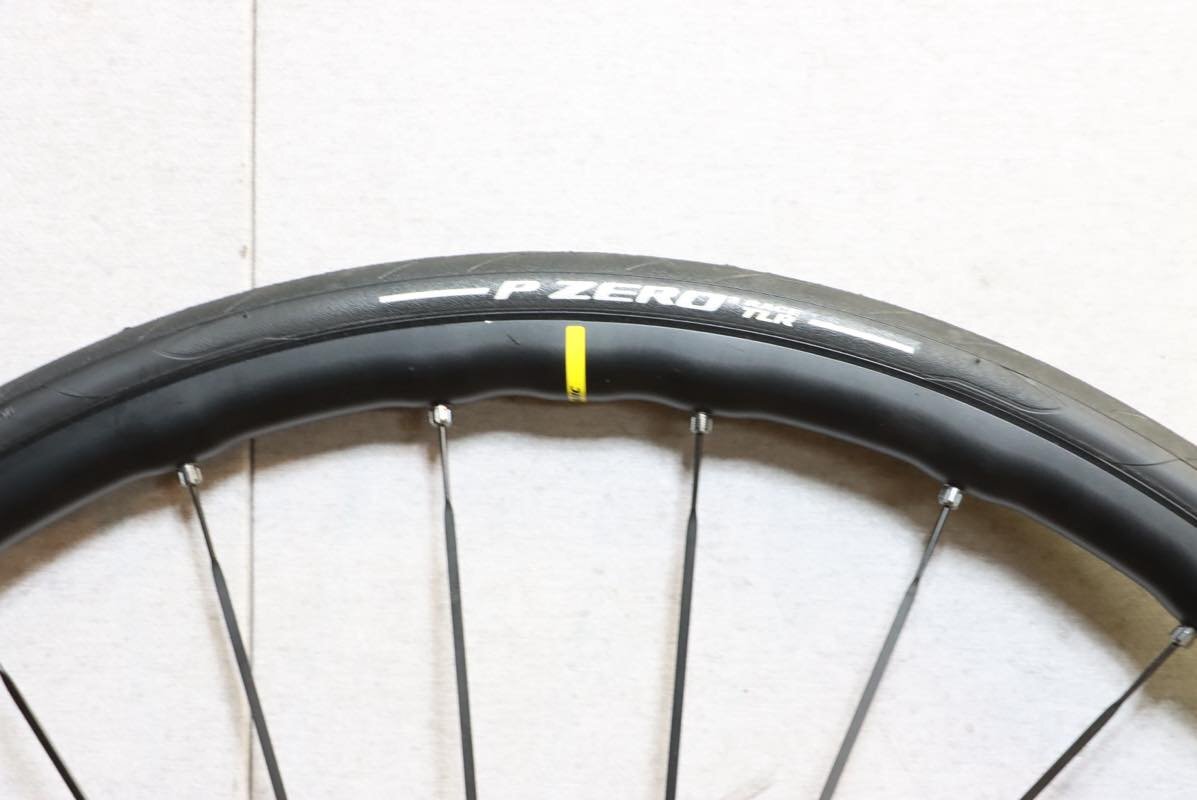 値下げ! ○MAVIC マビック KSYRIUM ELITE UST DISC シマノフリー 11s対応 チューブレス ホイールセット 美品の画像6