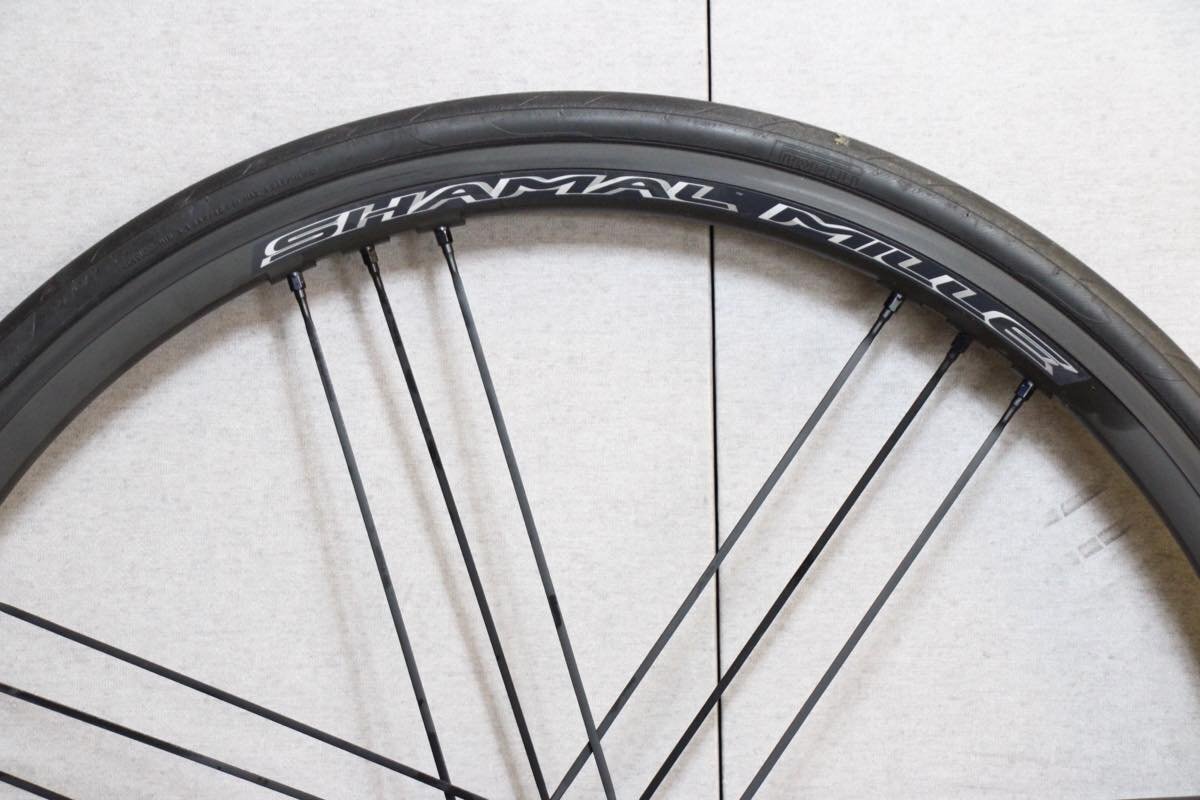 ○Campagnolo カンパニョーロ SHAMAL MILLE C17 シマノフリー 11s対応 クリンチャー ホイールセット 美品の画像5