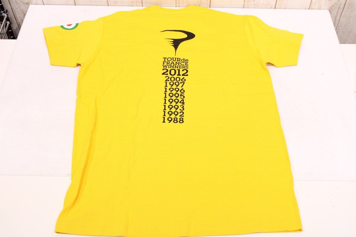 ☆PINARELLO ピナレロ PINAYELLOW TOUR de FRANCE 記念Tシャツ Mサイズの画像2