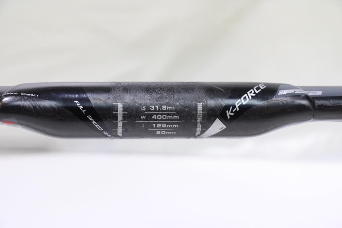 ★FSA K-FORCE カーボンドロップハンドル 400mm(C-C) 美品の画像3