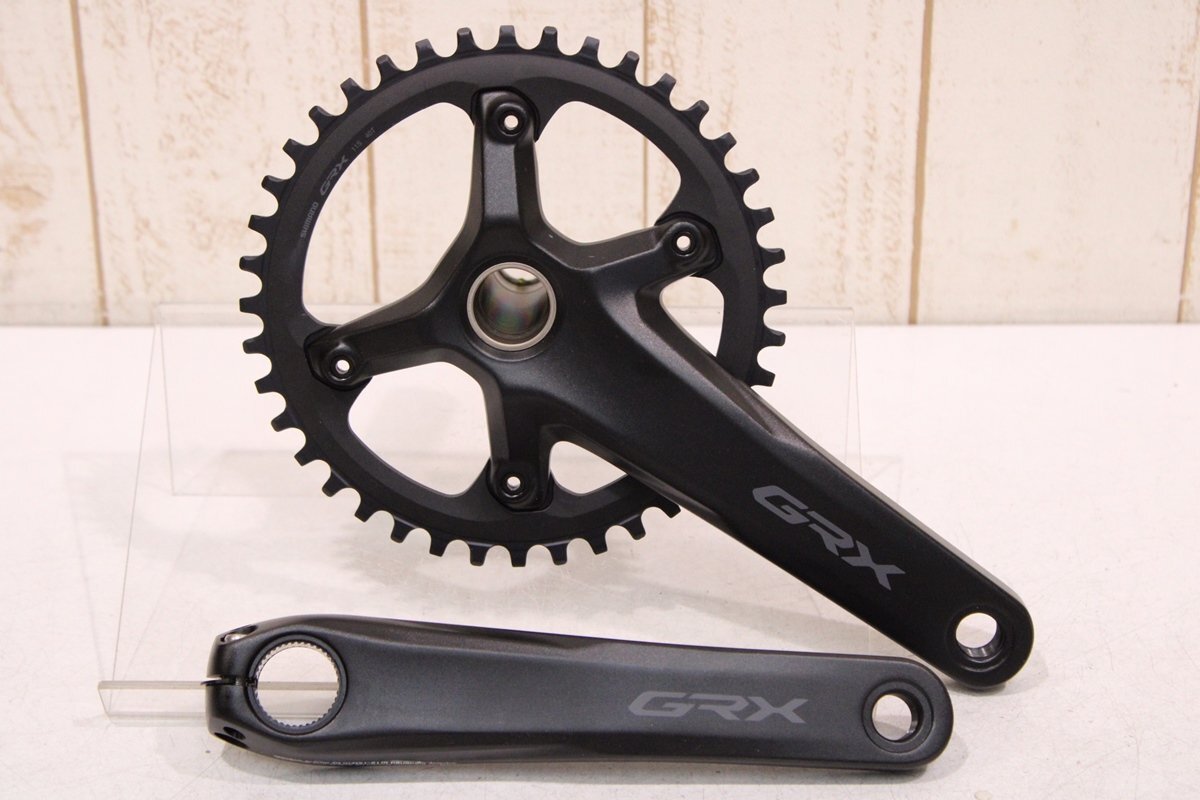 パリコレクション GRX FC-RX600 シマノ ★SHIMANO 172.5mm 極上品 BCD:110mm クランクセット フロントシングル 1x11s 40T セット