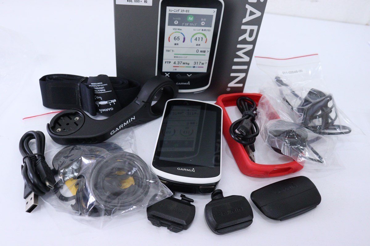*GARMIN Garmin Edge 1030 SET sensor set model Japanese correspondence GPS cycle computer beautiful goods 