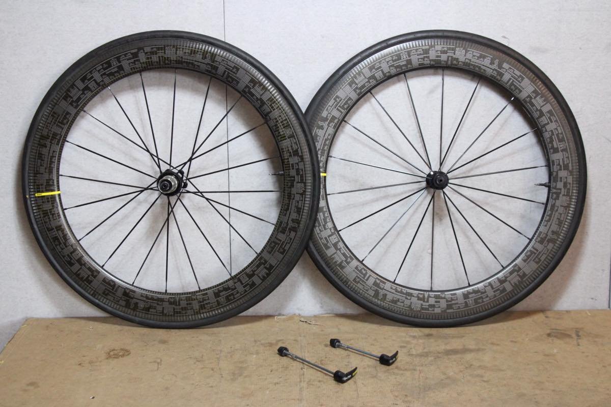 希少限定モデル!○MAVIC マビック COMETE PRO CARBON SL UST TDF RIM シマノ11s対応 チューブレス カーボンホイールセット 美品の画像1