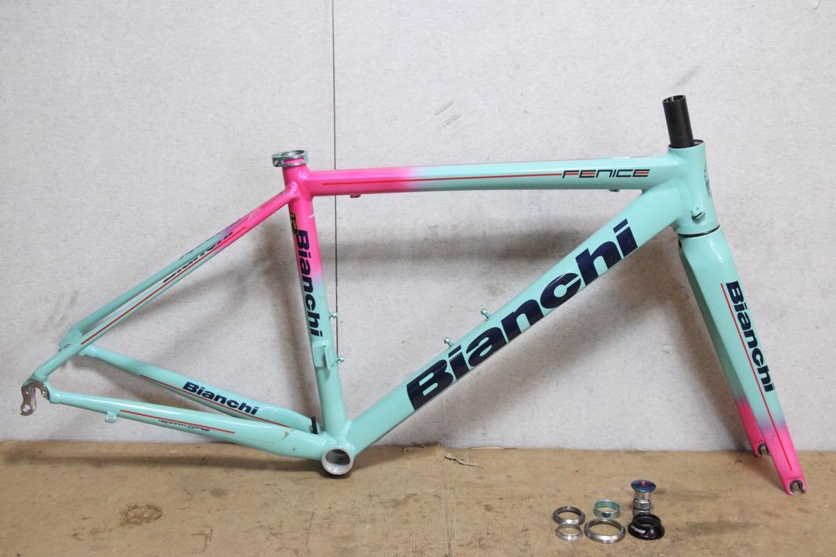 □Bianchi ビアンキ FENICE チェレステピンク スカンジウムフレーム 2017年 47sizeの画像1