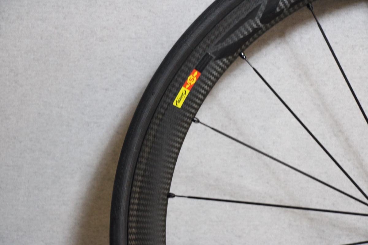 ○MAVIC マビック COSMIC CARBONE 40 RIM シマノフリー 11s対応 クリンチャー カーボンホイールセットの画像6