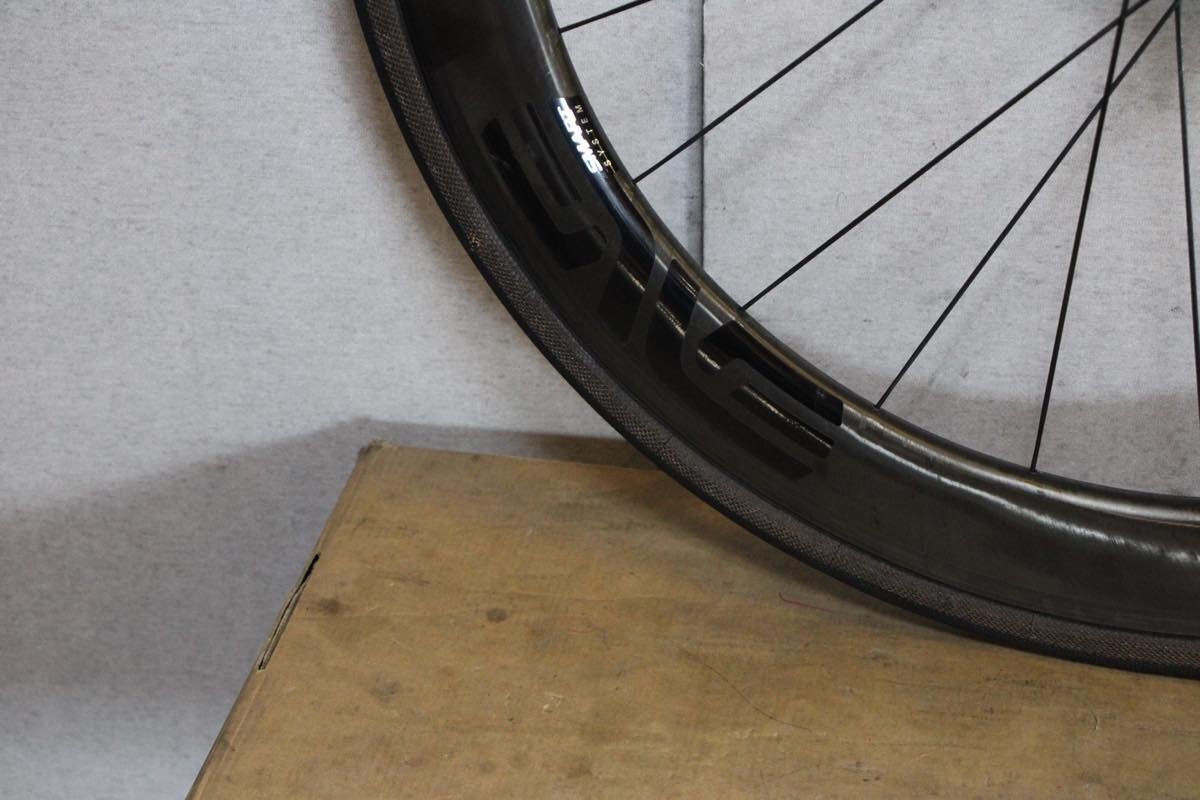 クリスキング!○ENVE エンヴィ SES 4.5 RIM chrisking クリスキング ハブ シマノ11s対応 クリンチャー カーボンホイールセット 難ありの画像7