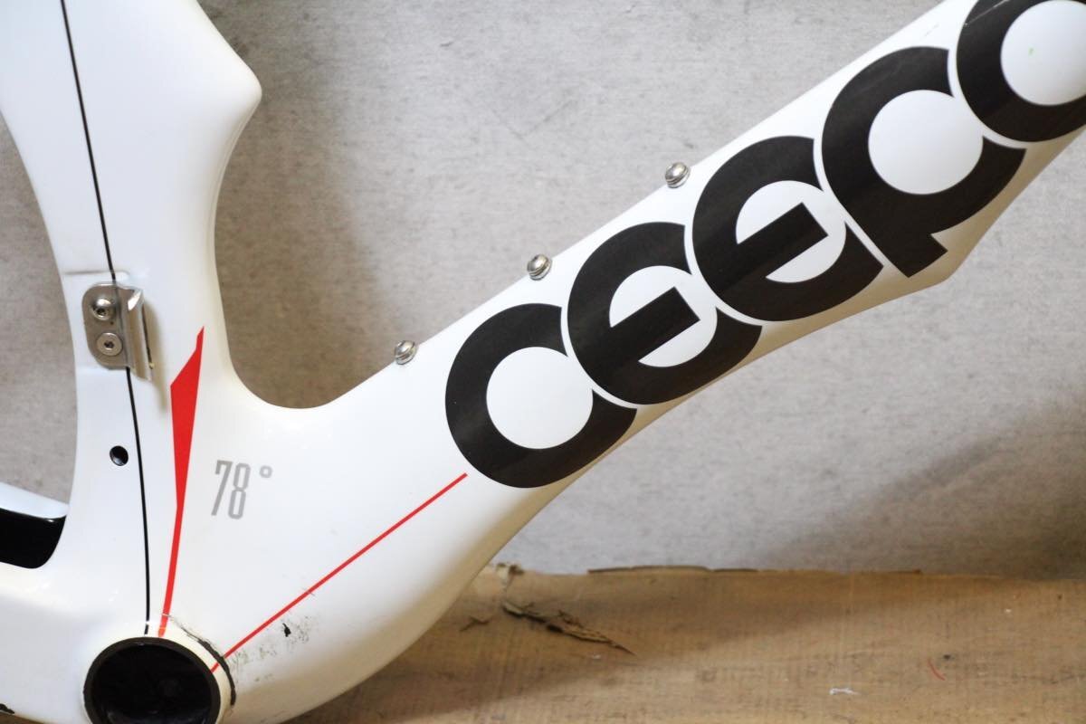 □CEEPO シーポ VIPER TT カーボンフレーム 2014年 Mサイズ ジャンク品_画像9