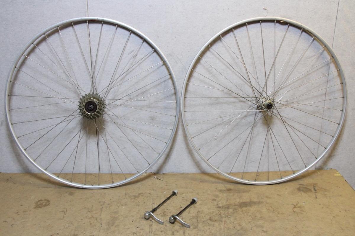 ○SUPERCHAMPION スーパーチャンピオンリム SHIMANO シマノHB/FH-R105ハブ ボスフリー チューブラー 手組みホイールセット
