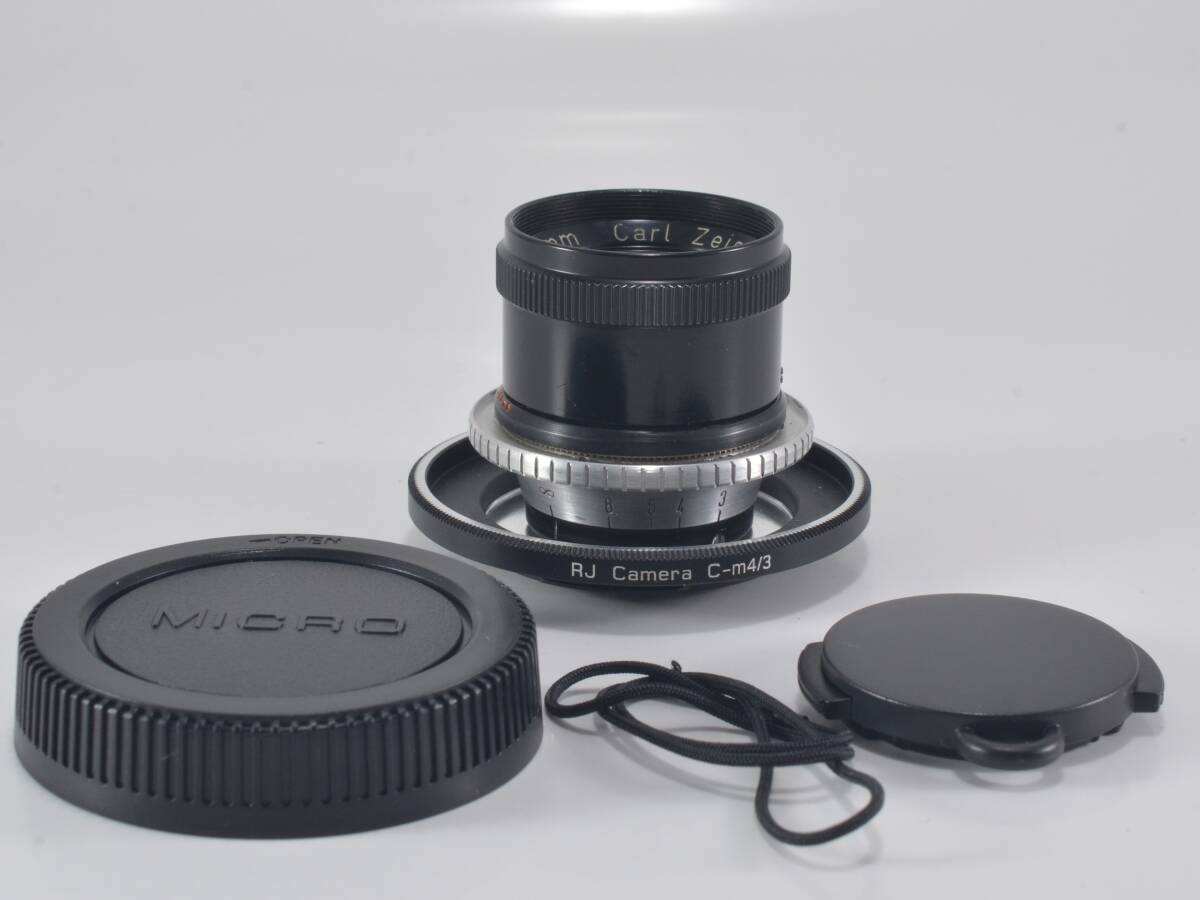 [超希少レンズ☆優良品] Carl Zeiss (カールツァイス) Planar 32mm F2 Cマウント / m4/3アダプター付! [保証] (52295)_画像9