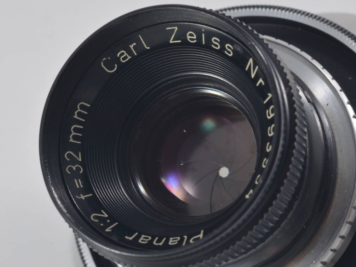 [超希少レンズ☆優良品] Carl Zeiss (カールツァイス) Planar 32mm F2 Cマウント / m4/3アダプター付! [保証] (52295)_画像8