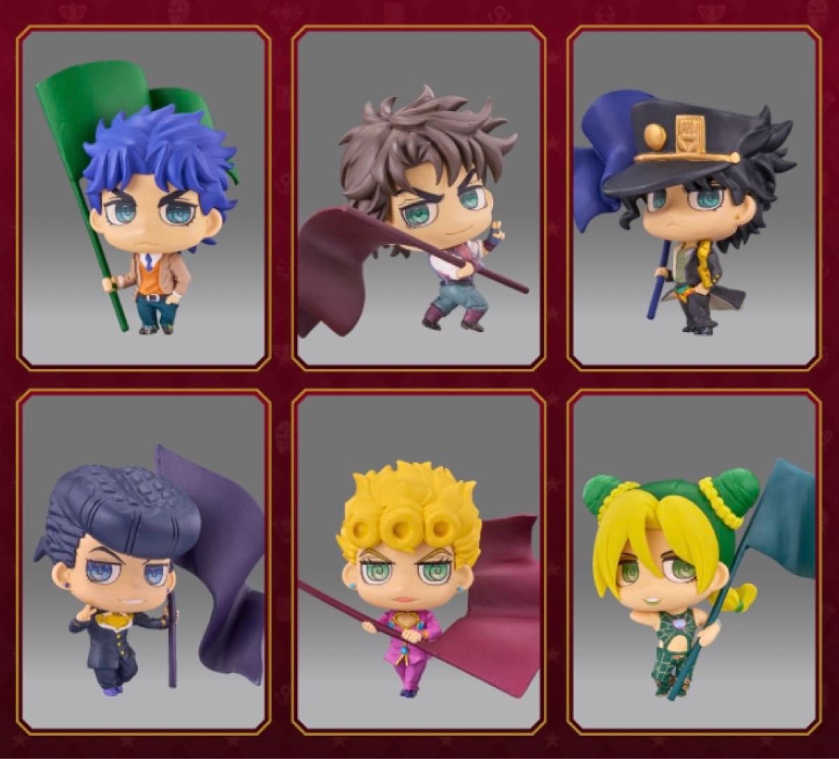 訳あり ジョジョワールドQ カプセルフィギュアコレクション Flag コミック・アニメ
