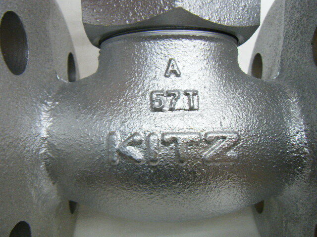 KITZ キッツ ダグタイル鉄製 汎用 20K グローブバルブ フランジ 20SYB 25 未使用 ③_画像4