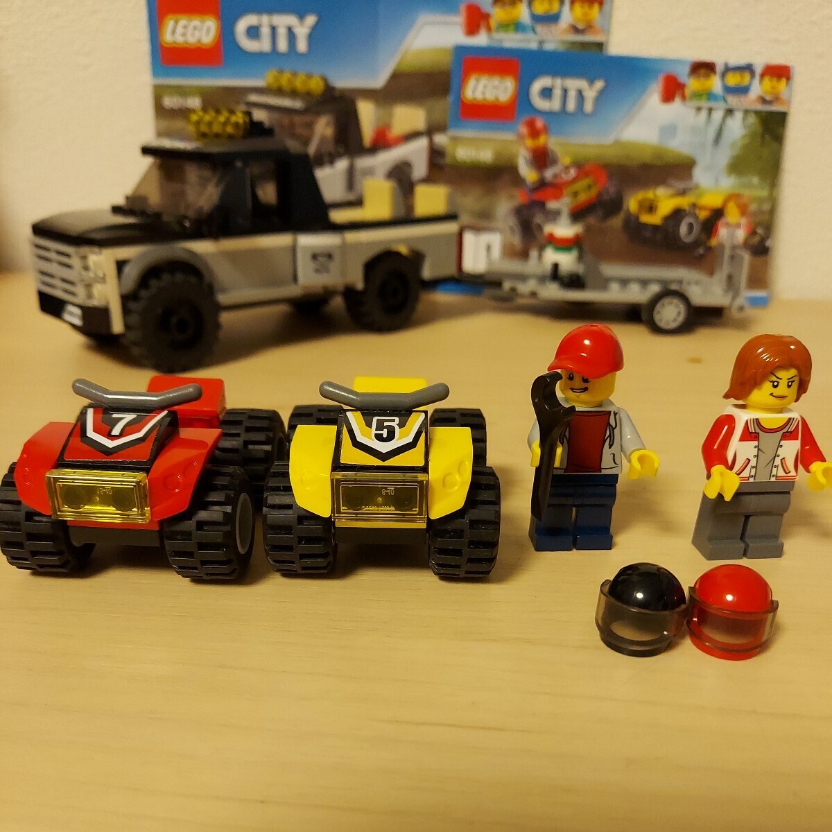 LEGO レゴシティ バギー 4WD ジープ 60148 絶版 廃盤 パーツ揃ってます トラック 中古品_画像2