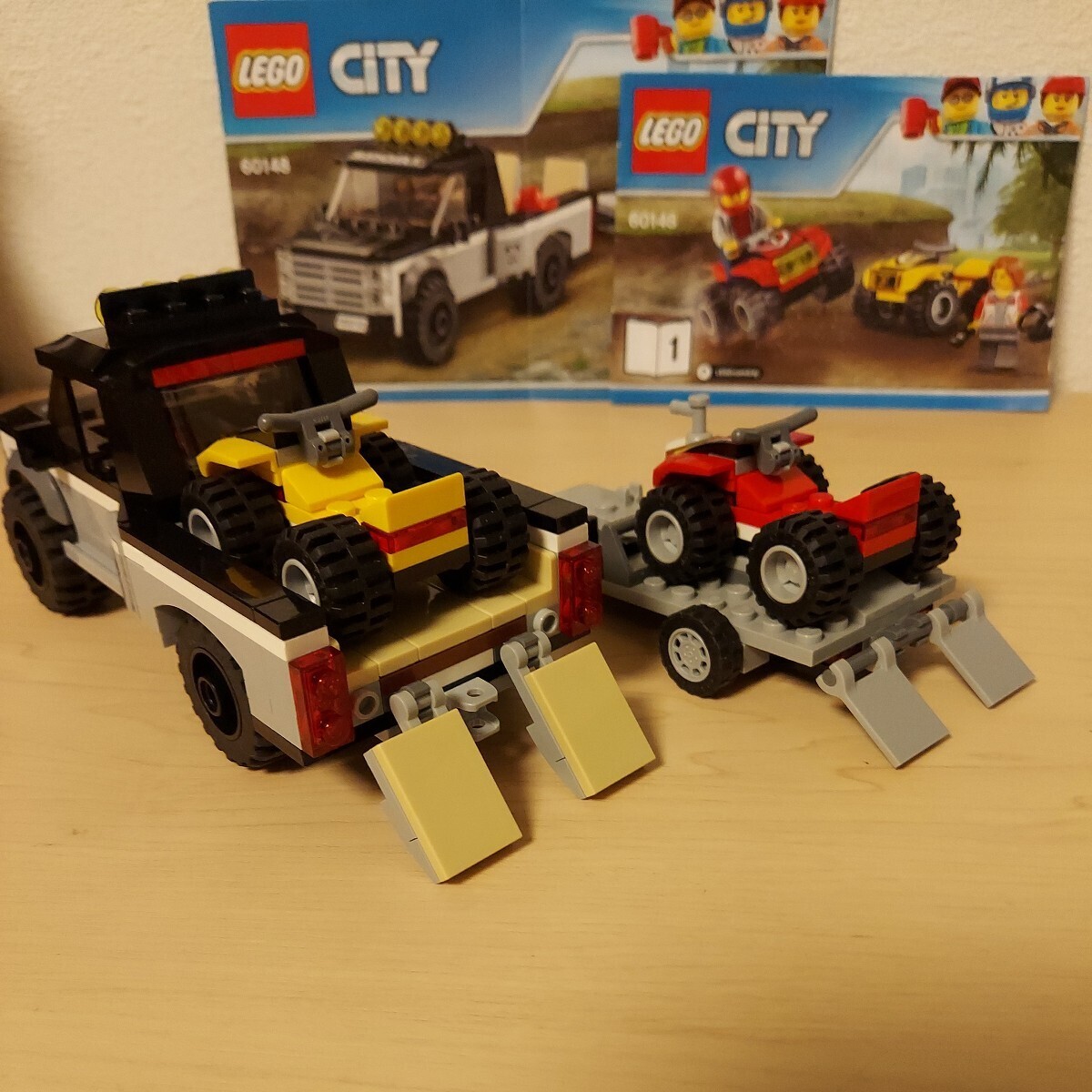 LEGO レゴシティ バギー 4WD ジープ 60148 絶版 廃盤 パーツ揃ってます トラック 中古品_画像5