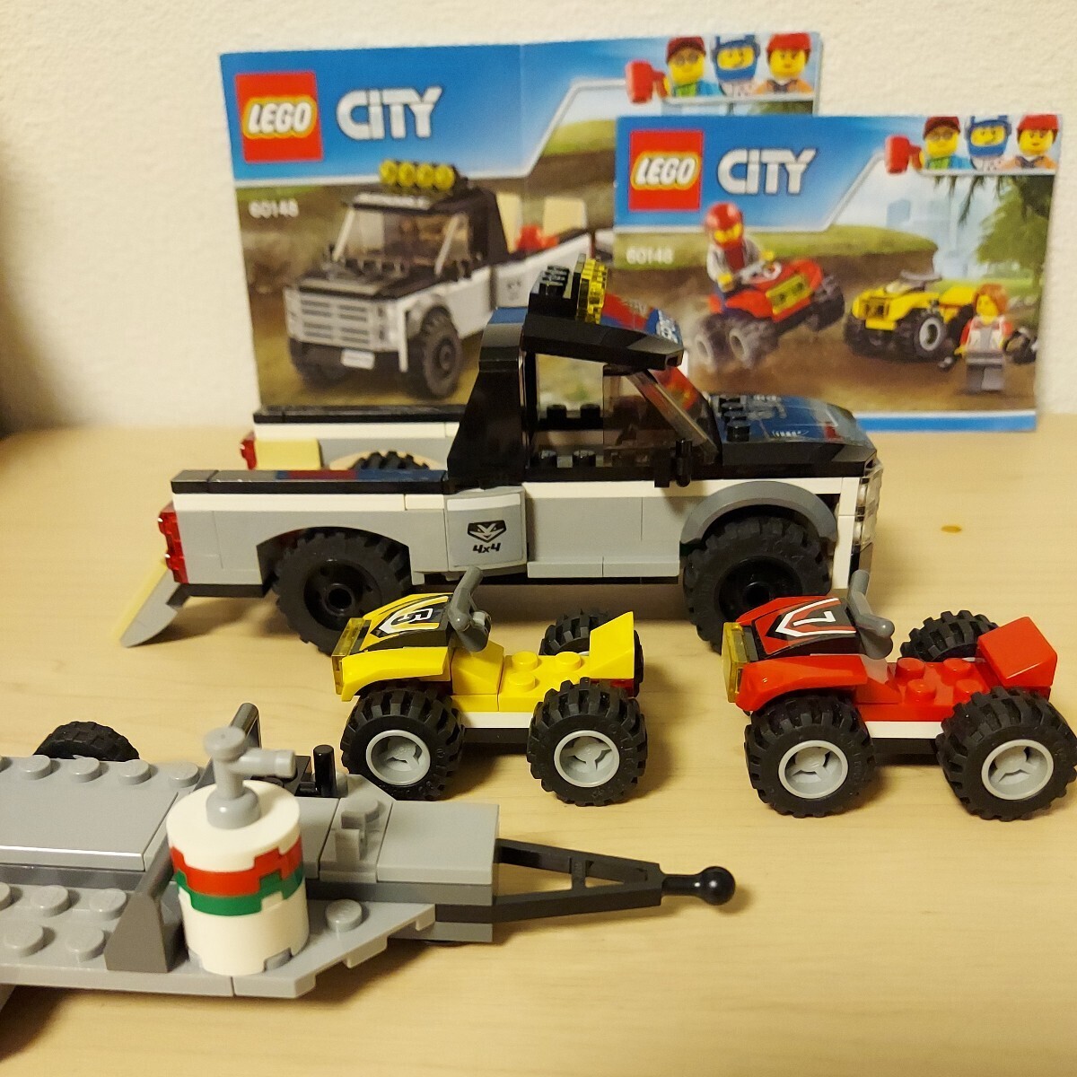 LEGO レゴシティ バギー 4WD ジープ 60148 絶版 廃盤 パーツ揃ってます トラック 中古品_画像7
