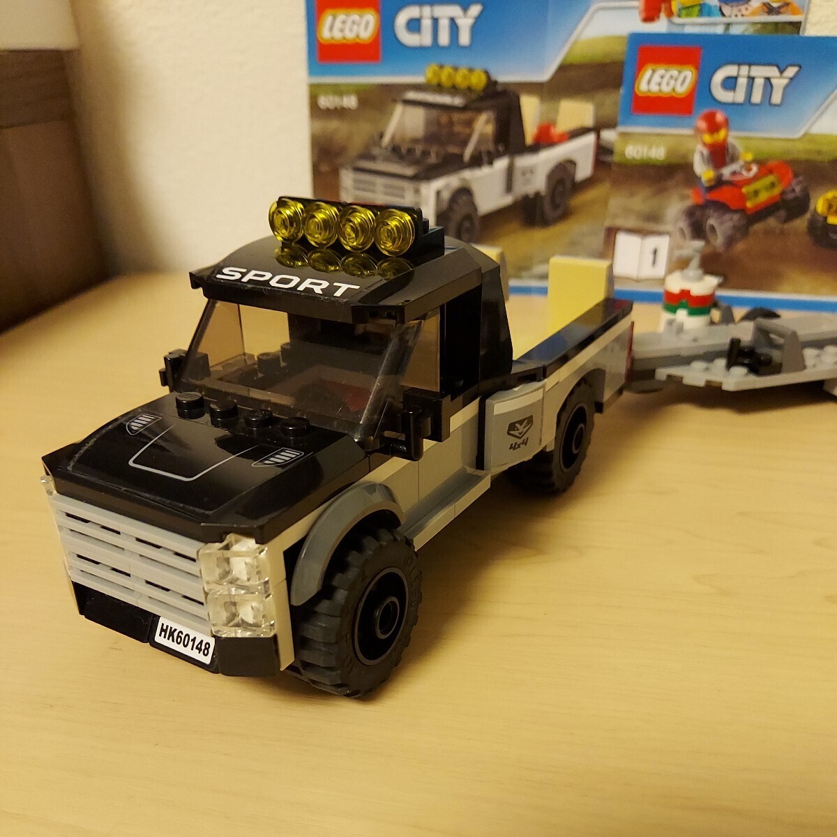 LEGO レゴシティ バギー 4WD ジープ 60148 絶版 廃盤 パーツ揃ってます トラック 中古品_画像3