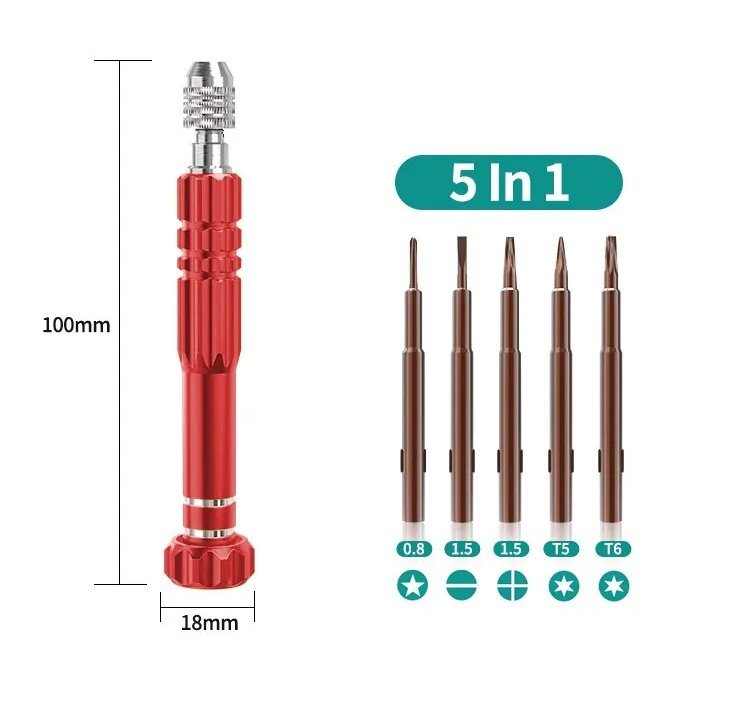 5 in 1 multifunction magnetism head precise driver set *