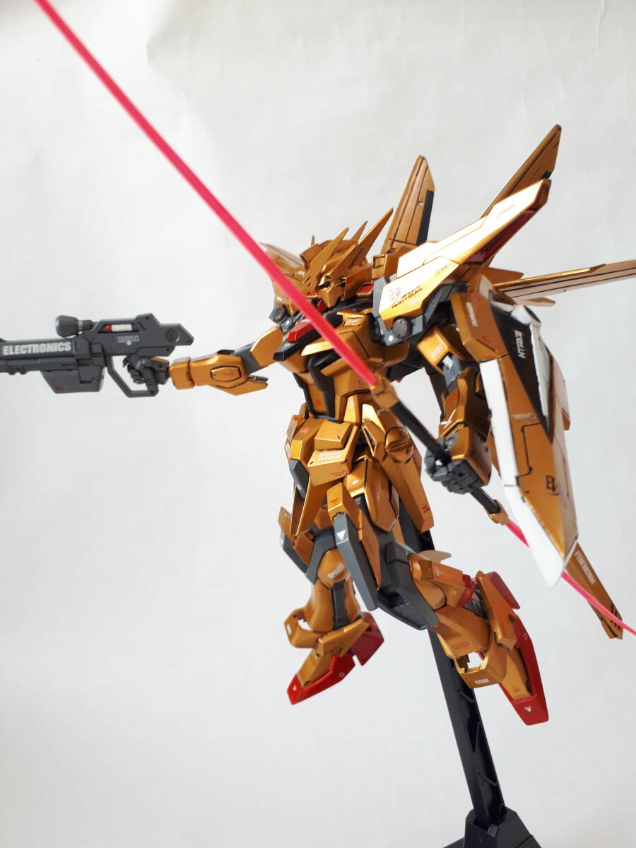 MG1/100アカツキガンダム シラヌイ オオワシ装備、改修塗装済、完成品の画像5