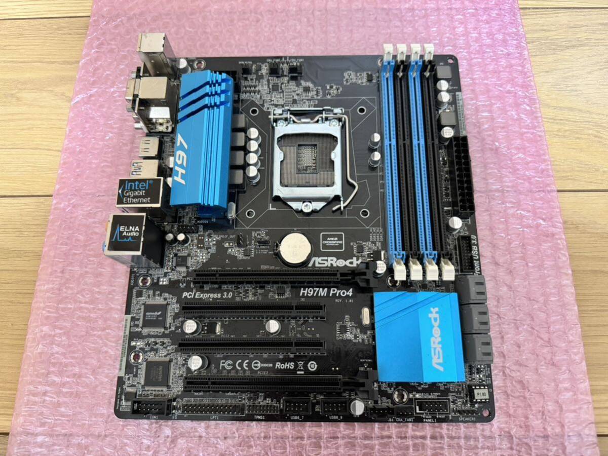 ASRock H97M Pro4 マザーボード+Corei5-4570+メモリ16GBセット 動作確認済みの画像3