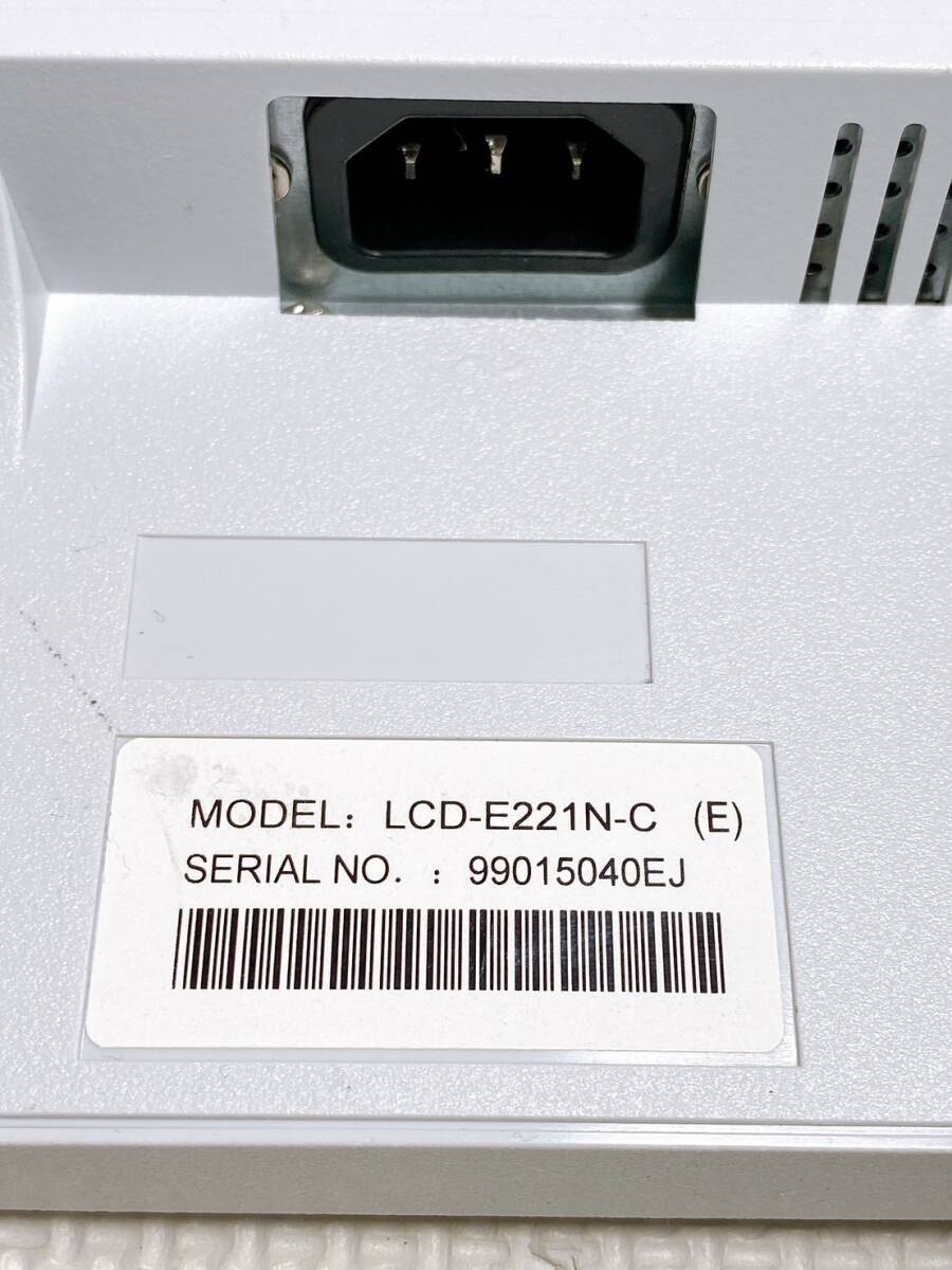 ★ NEC 液晶ディスプレイ MultiSync 21.5インチ LCD-E221N-C (E) Model M225AY HDMI Display KZ071Dの画像8