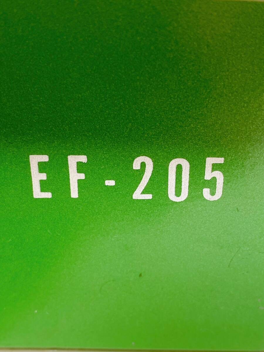 ◆ JUKI ジューキ ロックミシン EF-205 baby lock ベビーロック フッドペダル付 裁縫 手芸 F333372 緑 動作未確認 の画像2