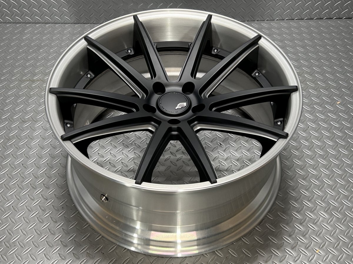 【訳あり新品1本】RAYS BLACK FLEET V625C 20x9.5J+35 5穴114.3 レイズ ブラックフリートV625C (24030221)_画像2