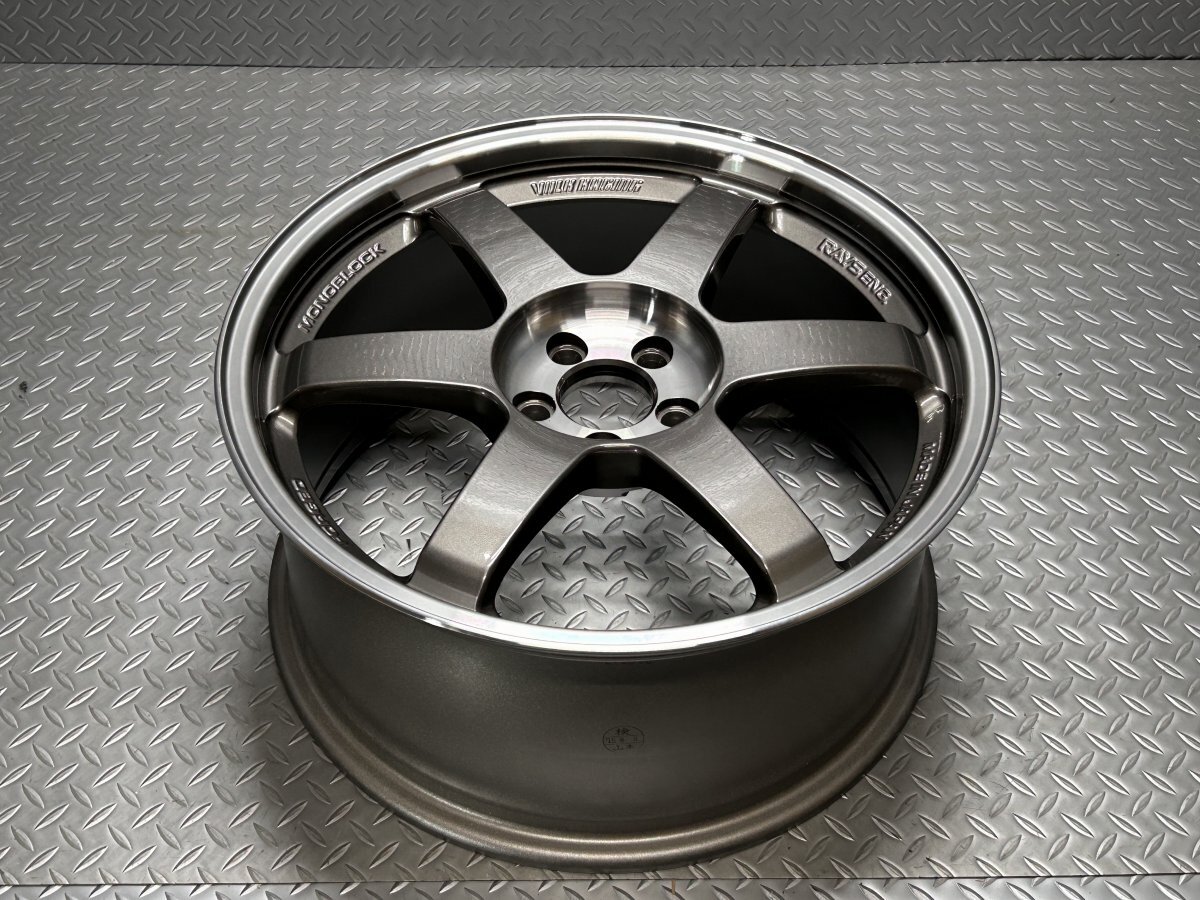 【レア廃盤】RAYS VOLK RACING TE37SL 18x8.5J+45 5穴100 レイズ ボルクレーシング (24040109)の画像2