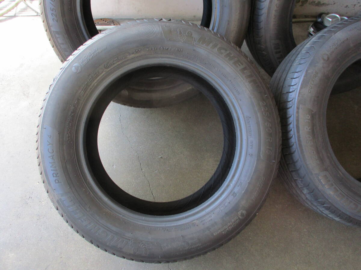 ２２５/６０R１６　MICHELIN　PRIMACY４　２０２１年製　４本セット　画像判断　_画像2