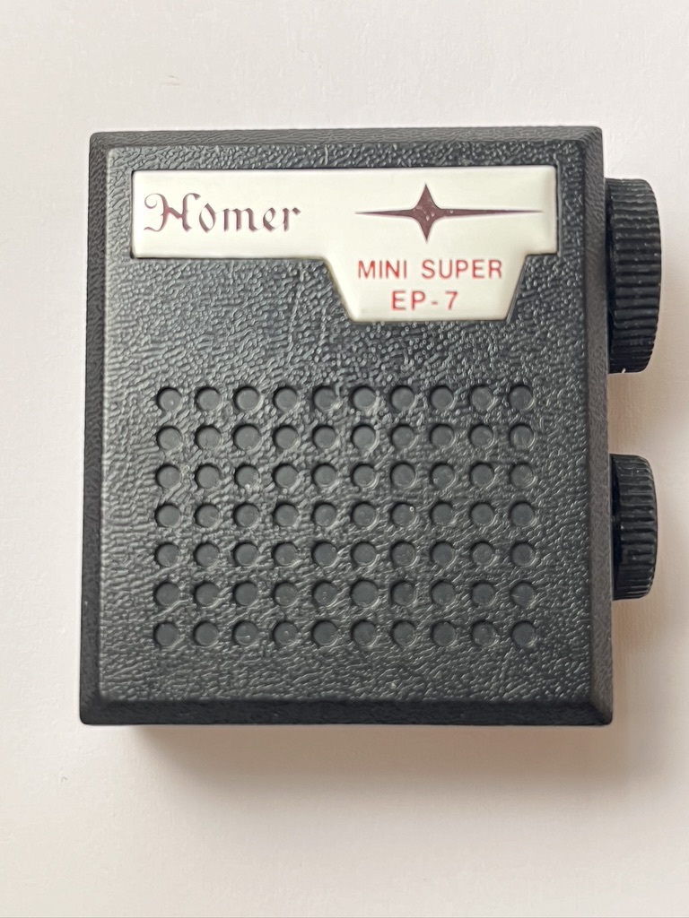 ホーマー MINI SUPER EP-7 HOMER トランジスタラジオ 昭和レトロ アンティークの画像1