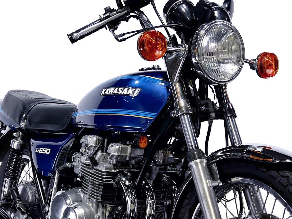 極上ザッパー完成 Z650 [KZ650B/B3] 北米仕様 1979モデル 2021登録 Newペイント&タイヤ&マフラー&シート他 動画有 全国通販可 3.9％～150回_画像9