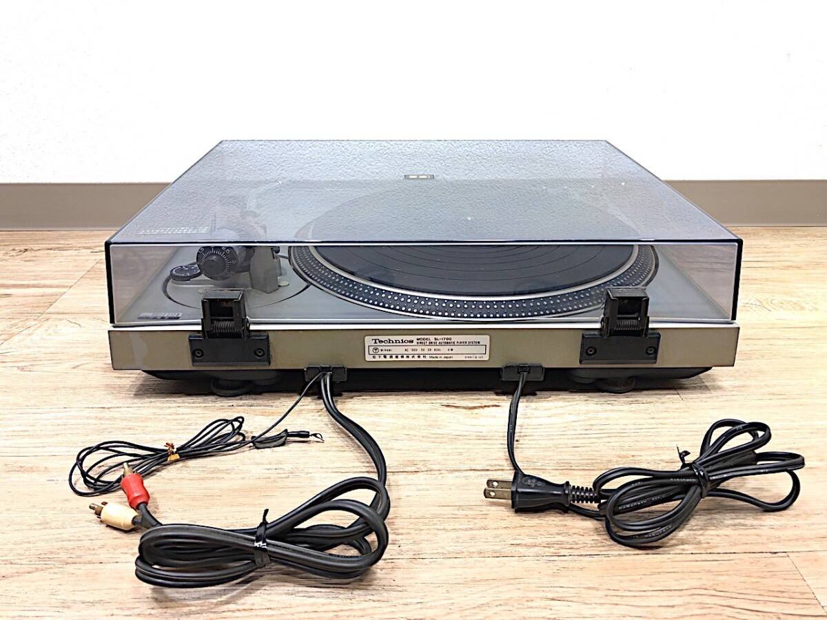 4/022【ジャンク】 テクニクス ターンテーブル レコードプレイヤー SL-1700 Technics オーディオ機器 松下電器の画像7