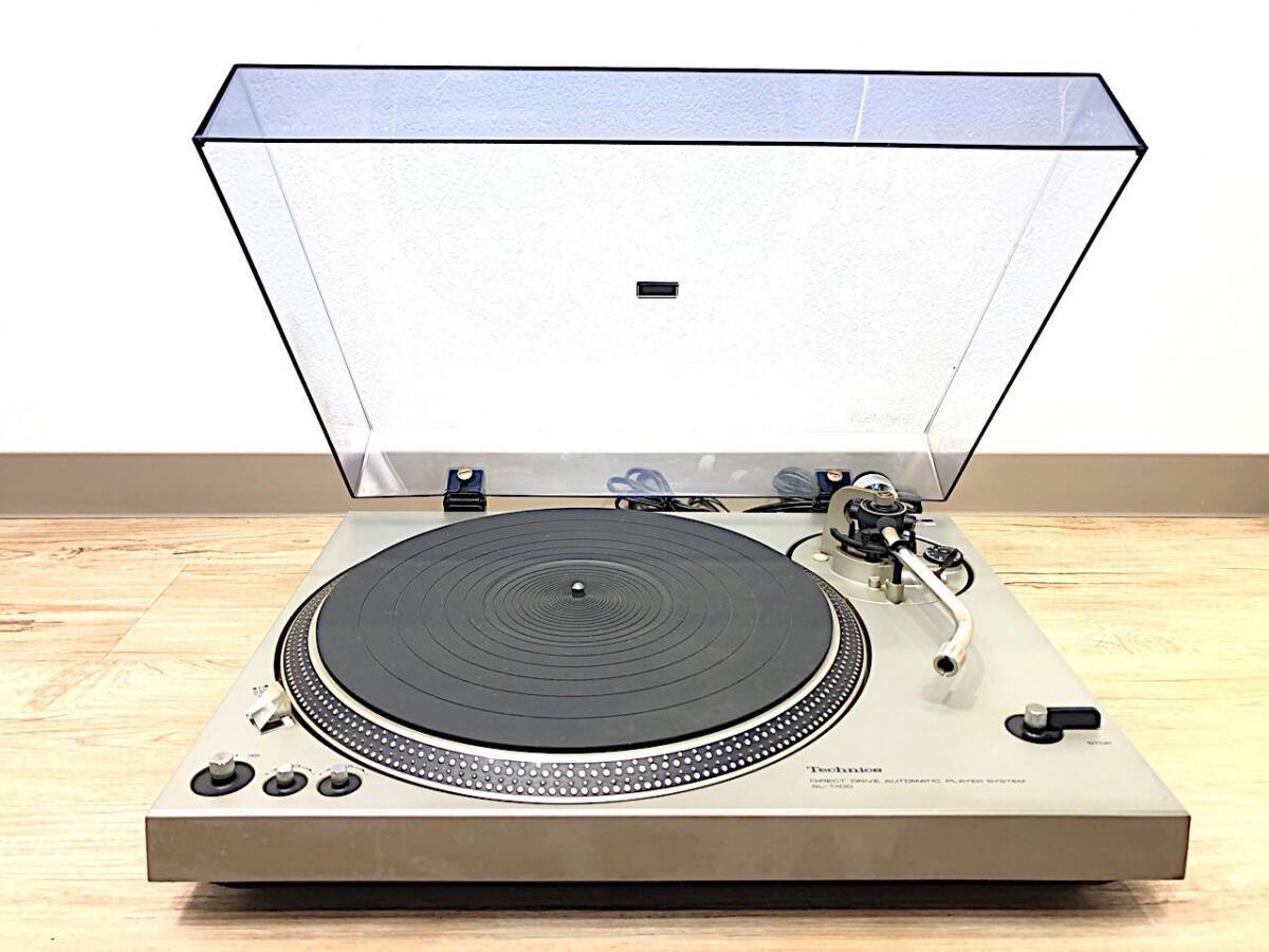 4/022【ジャンク】 テクニクス ターンテーブル レコードプレイヤー SL-1700 Technics オーディオ機器 松下電器_画像1