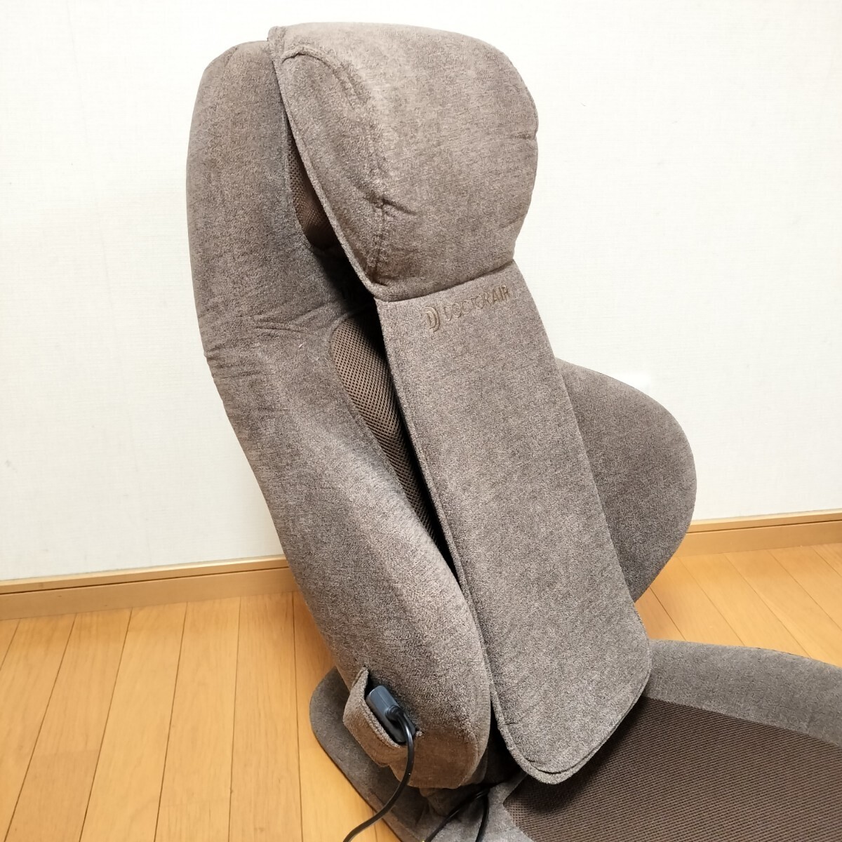 ドクターエア 3D マッサージシート 座椅子 MS-05 ブラウン/リクライニング 首 肩 背中 腰 (マッサージチェア マッサージ機)の画像2