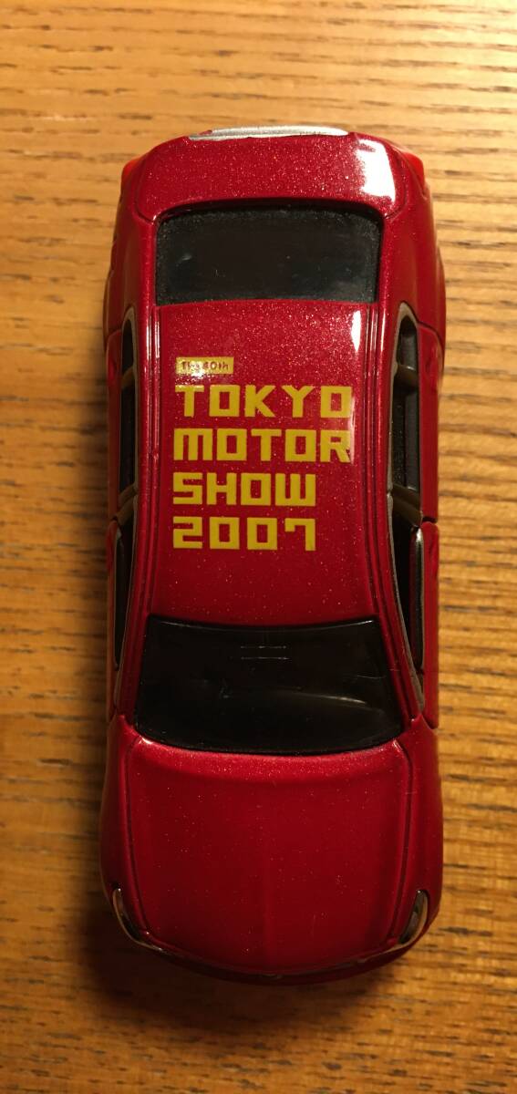 トミカ No.113 日産スカイライン 東京モーターショー2007記念モデル 1/63 中古品 ダークレッド Made in Chinaの画像5