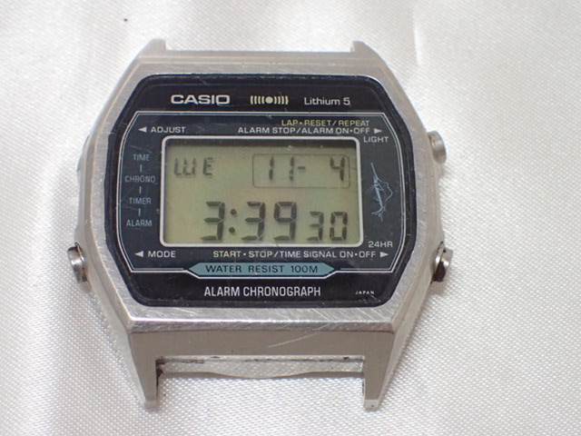 4097[T]CASIOカシオ/カジキ/メンズ腕時計/デジタルウォッチ/W-250 H101/現状渡し_画像7