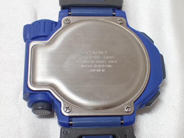 4098[T]CASIOカシオ/TSX-1300/サーモセンサー/THERMO SCANNER/メンズ腕時計/デジタル/動作品/ベルト難有の画像7