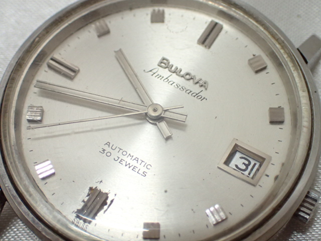 4197[T]BULOVAブローバ/Ambassador/自動巻き/メンズ腕時計/現状渡しの画像3