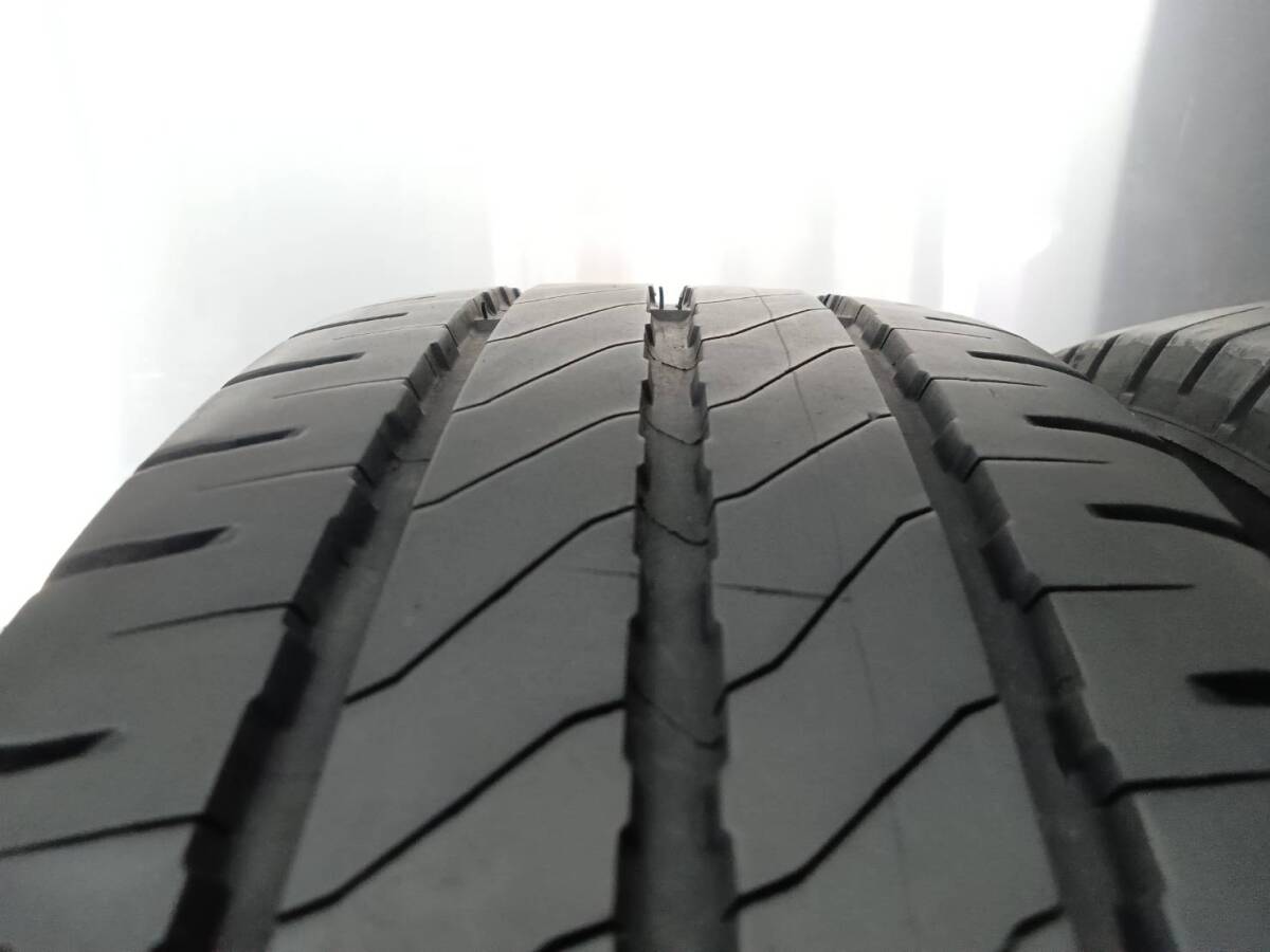 ★8分山★20年製★ ミシュラン AGILIS3 195/80R15C 108/106S LT 8PR 社外ホイール 15×6J +33 6H-139.7 4本セット ハイエース等 E644の画像10