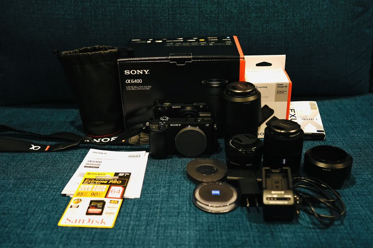 30000円 SONY α6400 ダブルズームレンズキットZEISS SEL24F18Z 30000円 SONY α6400 ダブルズームレンズキットZEISS SEL24F18Z