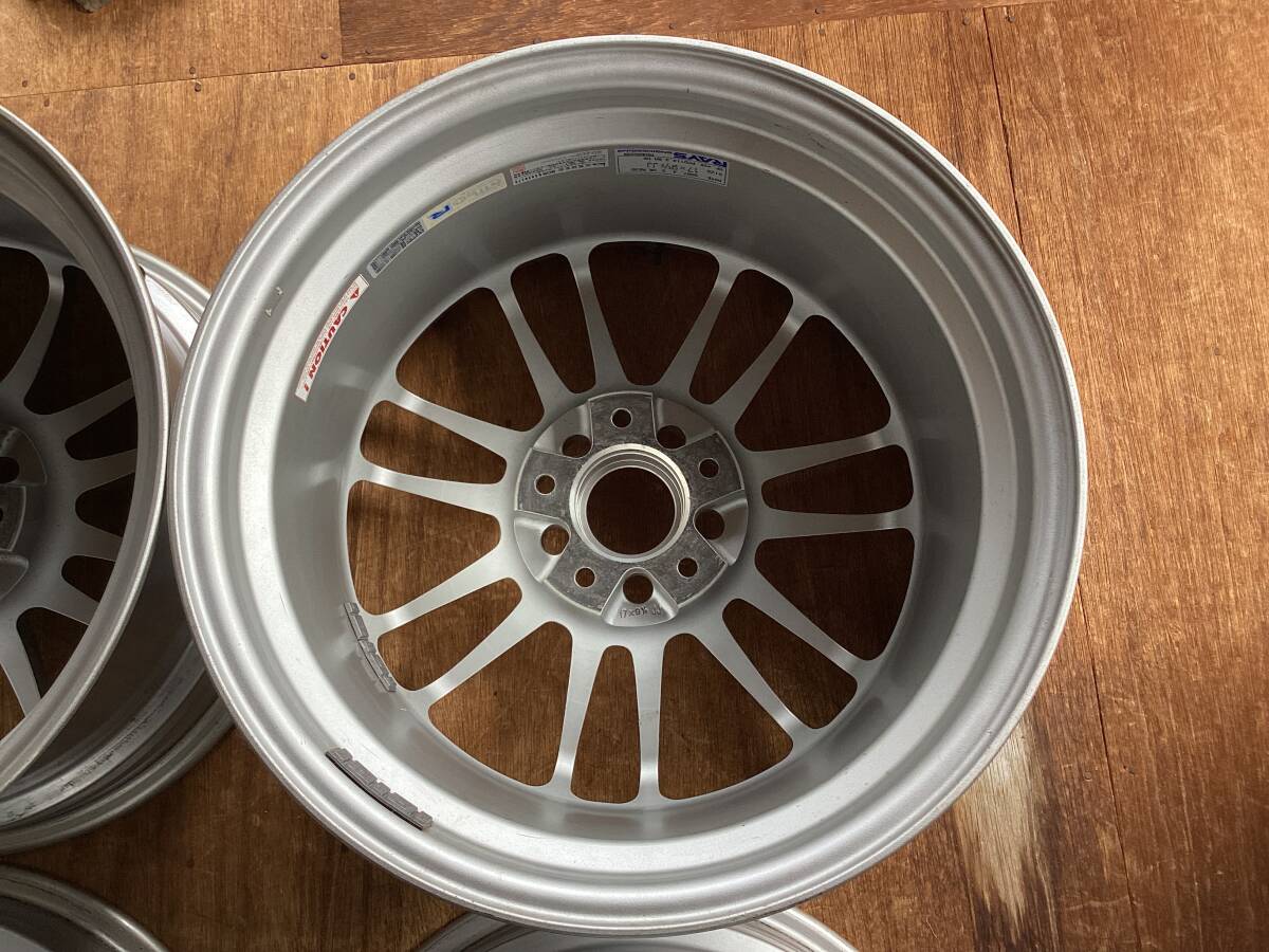 超美品　RAYS VOLKRACING RE30 9.5J +28 5H 114.3 4本セット　5穴　17インチ　FORGED _画像9