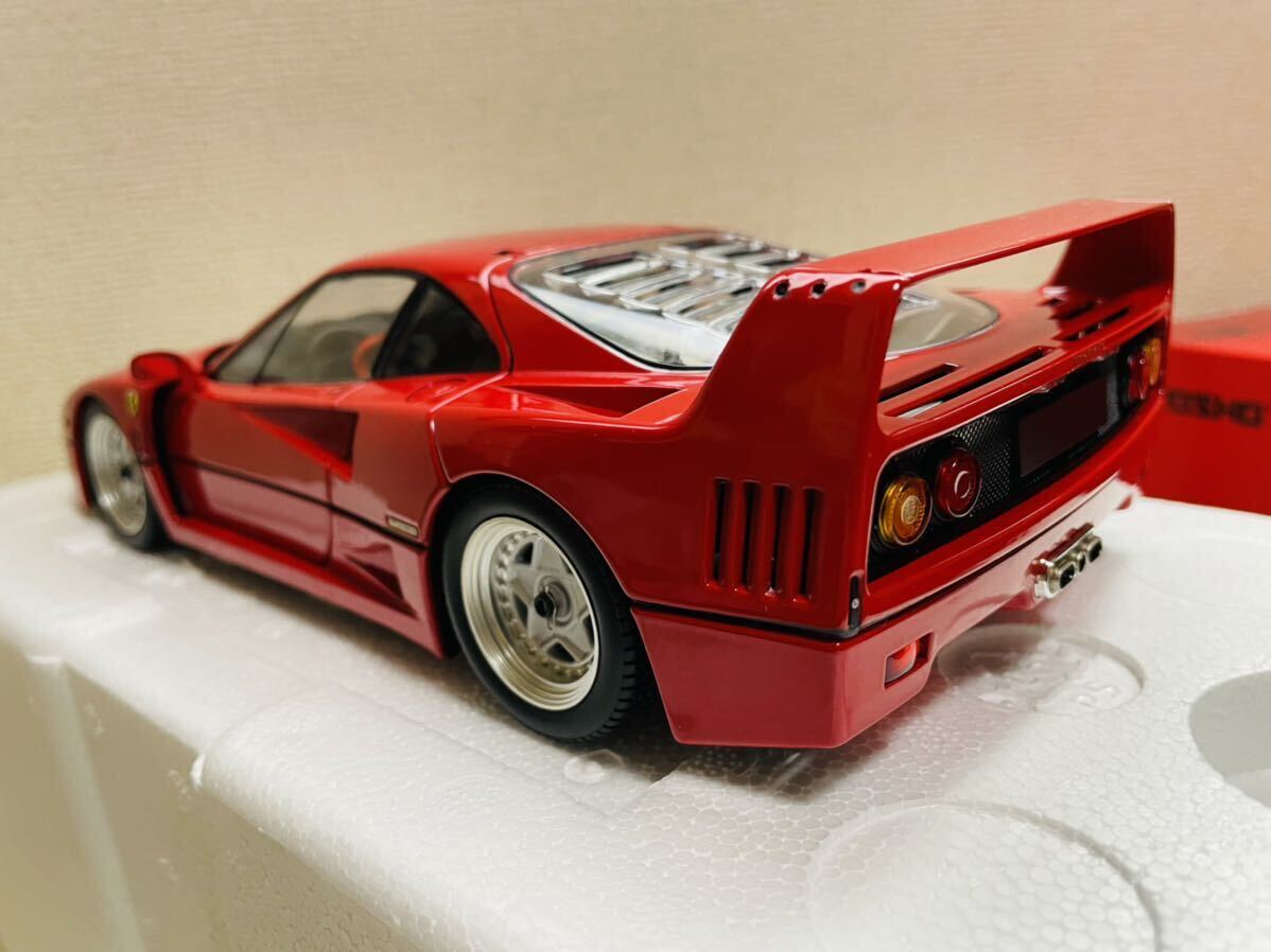 1/18 京商 フェラーリ F40 red 2023年再販品 品番08416R Kyosho Ferrariの画像6