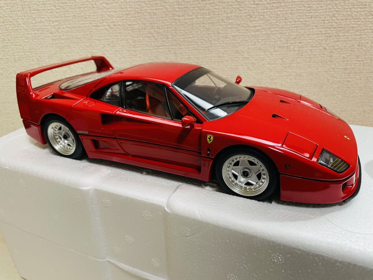 1/18 京商 フェラーリ F40 red 2023年再販品 品番08416R Kyosho Ferrariの画像7