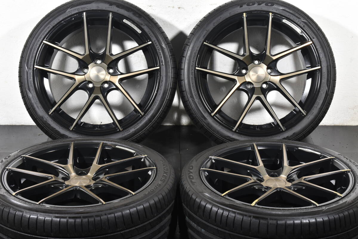 ☆スポーツテクニック M-005 19インチ☆PCD112 8.5J +45☆TOYO プロクセススポーツ☆245/40R19☆VW アルテオン アウディ A6 Eクラス☆の画像1