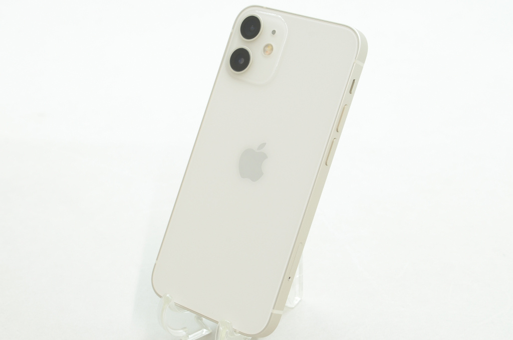 [中古]SIMフリー Apple iPhone12 mini 128GB White A2398 MGDM3J/A_画像1