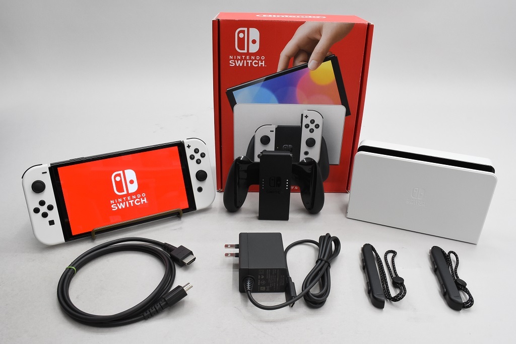 [中古]Nintendo Switch 有機ELモデル 2021 [Joy-Con(L)/(R)ホワイト] HEG-S-KAAAA_画像1