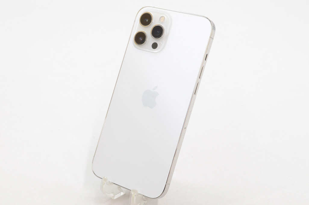 [中古]SIMフリー Apple iPhone12 Pro Max 256GB Silver A2410 MGD03J/A_画像1