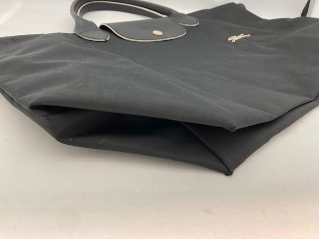 LONGCHAMP Long Champ nylon black black handbag /B7574F